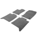 22-23 Toyota Tundra Crewmax Anti-Slip Floor Mats Carpet Nylon 4PCS - Gray