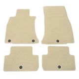 19-23 Genesis G70 Floor Mats Front Back Row Carpets Nylon 4PC Set Beige