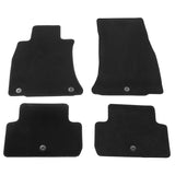 19-23 Genesis G70 Floor Mats Front Back Row Carpets Nylon 4PC Set Black