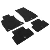 19-23 Genesis G70 Floor Mats Front Back Row Carpets Nylon 4PC Set Black
