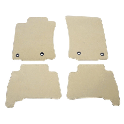 14-23 Toyota 4Runner 14-22 Lexus GX460 Car Floor Mats Nylon 4PC Set Beige
