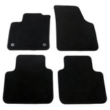 18-23 Volkswagen Atlas Auto Nylon Floor Mats Car Liners Carpet 4PC Black