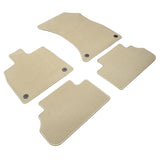 18-23 Audi Q5 80A 1st 2nd Row Floor Mats Auto Carpets Nylon 4PC Set Beige