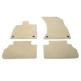 18-23 Audi Q5 80A 1st 2nd Row Floor Mats Auto Carpets Nylon 4PC Set Beige