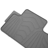 17-23 Tesla Model 3 Latex Floor Mats Gray All Weather Car Carpets Liner 3PC