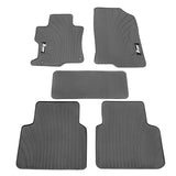 08-12 Honda Accord Latex Car Floor Mats Liner All Weather Gray Carpets 5PC