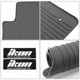 08-12 Honda Accord Latex Car Floor Mats Liner All Weather Gray Carpets 5PC