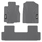 12-16 Honda CR-V Latex Car Floor Mats Liner All Weather Carpets Gray 3PC