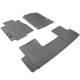 12-16 Honda CR-V Latex Car Floor Mats Liner All Weather Carpets Gray 3PC