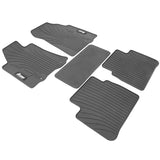 13-18 Nissan Altima Latex Car Floor Mats Liner All Weather Gray Carpet 5PC