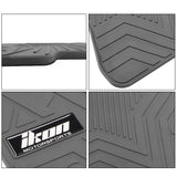 07-13 Chevy Silverado Latex Floor Mats Liner All Weather Carpets Gray 5PC