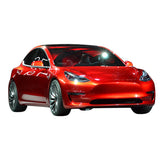 17-23 Tesla Model 3 Latex Car Floor Mats Liner All Weather Carpet Gray 3PC