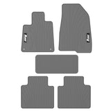 18-22 Honda Accord Latex Car Floor Mats Liner All Weather Carpets Gray 5PC