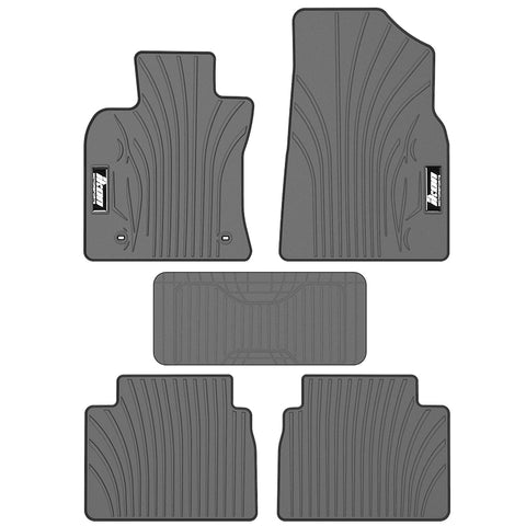 18-23 Toyota Camry Latex Car Floor Mats Liner All Weather Carpets Gray 5PC