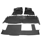 21-23 Chevy Tahoe/GMC Yukon/Cadillac Escalade 8 Seat 3D Floor Mats Liner TPE