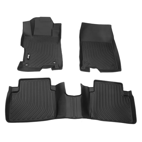08-12 Honda Accord All Weather 3D Molded Floor Mats Carpets Liner Cover TPE
