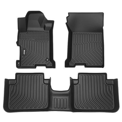 13-17 Honda Accord All Weather 3D Molded Floor Mats Front Rear Carpets TPE