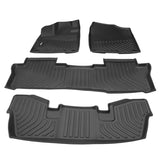 16-23 Honda Pilot All Weather 3D Molded Floor Mats 1st 2nd Row Carpets TPE