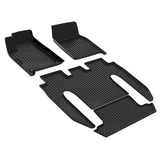 22-23 Tesla Model X 6 Seats All Weather 3D Molded Floor Mats Carpets TPE