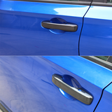 22-24 Honda Civic 4-Door Carbon Fiber Look CF ABS Door Handle Cover - 4PCS
