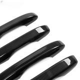 22-24 Honda Civic 4-Door Carbon Fiber Look CF ABS Door Handle Cover - 4PCS