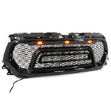 19-23 Dodge Ram 1500 Rebel Style Front Grille with Signal Lights - Gloss Black ABS