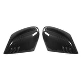 20-23 Chevy Corvette C8 Rear View Mirror Covers - Dry Carbon Fiber Clear Coat