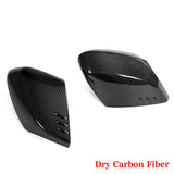 20-23 Chevy Corvette C8 Rear View Mirror Covers - Dry Carbon Fiber Clear Coat