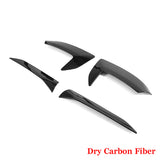 20-23 Chevy Corvette Fender Vent Door Garnish - Dry Carbon Fiber Gloss Black