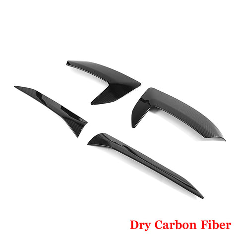 20-23 Chevy Corvette Fender Vent Door Garnish - Dry Carbon Fiber Gloss Black
