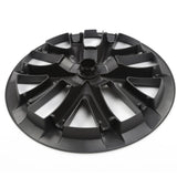 17-23 Tesla Model 3 18'' S Plaid Wheel Hubcaps Rim Covers Matte Black 4PCS