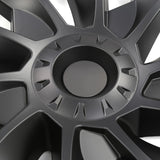 17-23 Tesla Model 3 18'' Cyclone Wheel Hubcaps Rim Covers Matte Black 4PCS