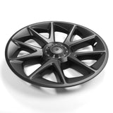 17-23 Tesla Model 3 18'' Razor Wheel Hubcaps Rim Covers Matte Black - 4PCS
