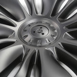 20-23 Tesla Y 19'' Uberturbine Wheel Hubcaps Rim Covers Matte Black 4PCS