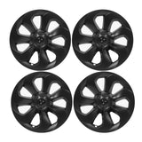 20-23 Tesla Model Y 19'' Large Blade Wheel Hubcaps Rim Cover Matte Black 4PC