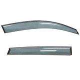 09-17 Audi Q5 8R Side Window Visors Shade With Chrome Trims 4Pcs Set - PC