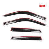 21-23 Ford Bronco Sport Acrylic Slim Window Visors Sun Rain Guards 4PCS Set