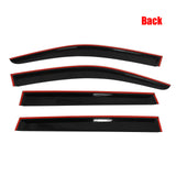 16-22 Honda Pilot Acrylic Slim Window Visors Rain Guard Vent Sun Shade 4PCS