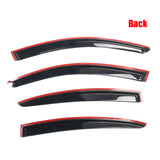 04-09 Mazda 3 Sedan 4Dr Side Window Visors Acrylic Sun Rain Deflector 4PCS