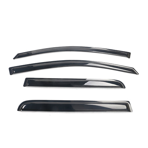 04-15 Nissan Titan Crew Cab Acrylic Window Visors Sun Rain Guard 4Pc Set