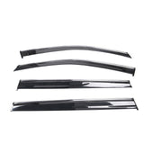 14-19 Toyota Highlander PC Window Visors Deflector With Chrome Trim 4PCS