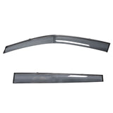 14-19 Toyota Highlander PC Window Visors Deflector With Chrome Trim 4PCS