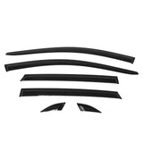 21-23 Volkswagen ID.4 Acrylic Tape-on Black Window Visor Sun Rain Guard 6PCS