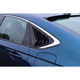 23-24 Honda Accord IK Side Quarter Window Louvers - Carbon Fiber Print ABS