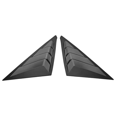 20-23 Honda Civic Hatchback IK Side Window Louvers - Matte Black ABS 2PCS