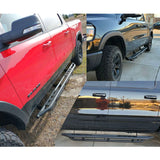 09-18 Dodge Ram 1500 2500 3500 Quad Cab 6" Nerf Bars Side Armor Black