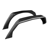 07-18 Jeep Wrangler JK Flat Style Fender Flares Textured Black ABS