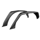 18-21 Jeep Wrangler JL V2 Style Fender Flares W/ Pipe 4PCS - Textured Iron