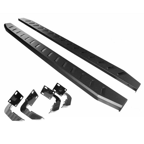 04-08 Ford F150 Super Cab Raptor Style Side Step Bar Running Boards 76" 2PC