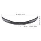 12-17 BMW 3 Series F30 M Sport P Style Front Bumper Lip - CF